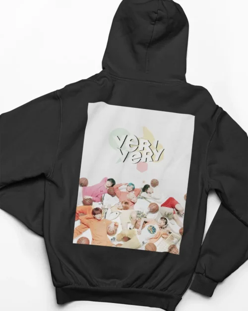 unisex hoodie with verivery design kpop merch store