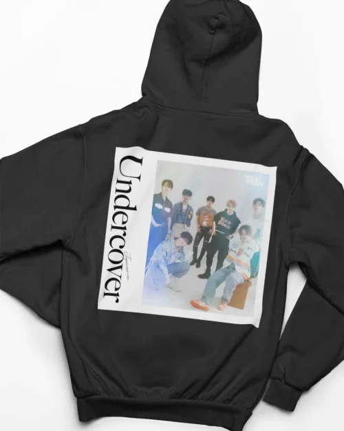 unisex hoodie featuring art from band verivery kpop merch 2026 authentic store verivery merch undercover