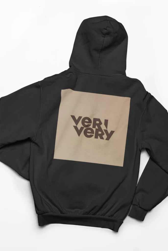 unisex hoodie with verivery design kpop merch authentic store